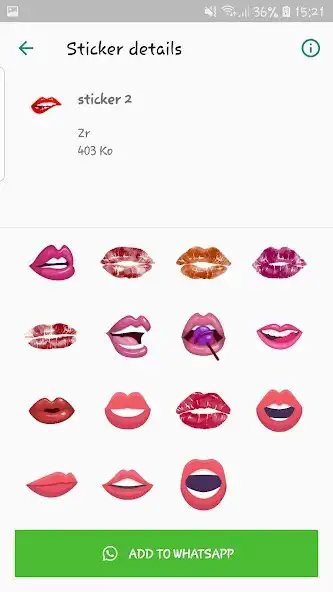 Play Kiss  Lips - WAStickerApps as an online game Kiss  Lips - WAStickerApps with UptoPlay