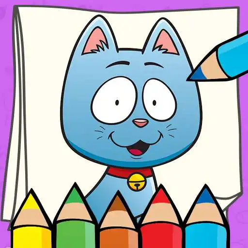 Play Kitten Coloring Book - Cat Drawing Book For Kids APK