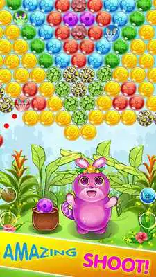 Play Kitty Bubble Shooter Pop: Rabbit Rescue