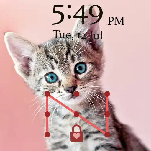 Play Kitty Cat Lock Screen as an online game Kitty Cat Lock Screen with UptoPlay