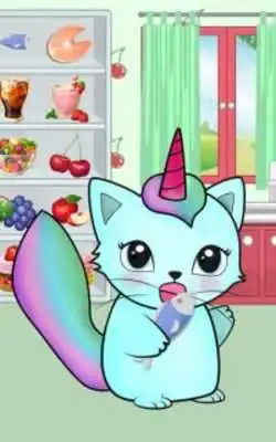 Play Kittycorn Virtual Pet