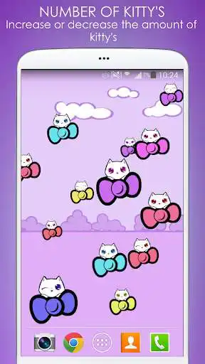 Play Kitty Cute live wallpaper