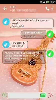 Play KK SMS Guitar Dream Theme