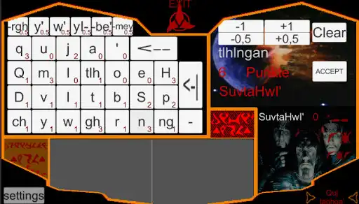 Play (Klingon) Scrabble Companion (qepHom edition)  and enjoy (Klingon) Scrabble Companion (qepHom edition) with UptoPlay