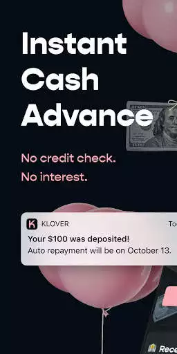 Play Klover: Cash Advance. Instant Cash Before Payday  and enjoy Klover: Cash Advance. Instant Cash Before Payday with UptoPlay