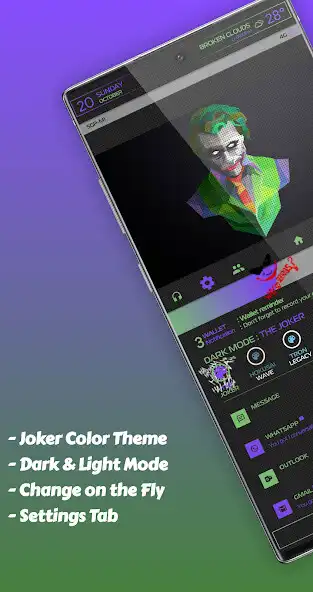 Play KLWP Theme Moja  and enjoy KLWP Theme Moja with UptoPlay