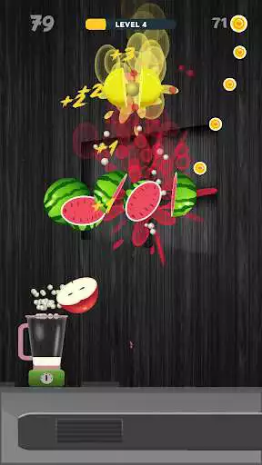 Play Knife Fruit Master Hit as an online game Knife Fruit Master Hit with UptoPlay