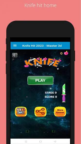 Play Knife Hit 2023 - Master knife  and enjoy Knife Hit 2023 - Master knife with UptoPlay