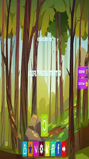 Play Knife Hit : Knife Strike Game as an online game Knife Hit : Knife Strike Game with UptoPlay