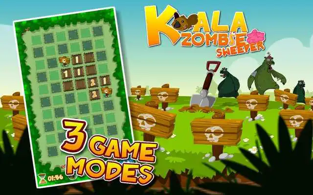 Play Koala Minesweeper with Zombies