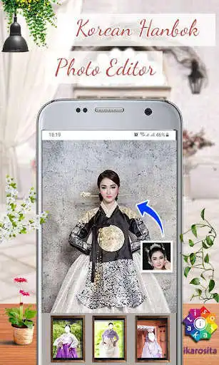 Play Korean Hanbok Photo Editor as an online game Korean Hanbok Photo Editor with UptoPlay