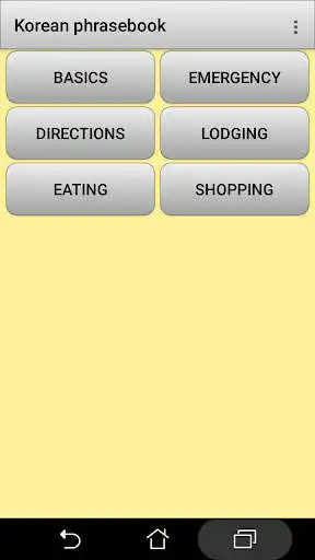 Play Korean phrasebook and phrases for the traveler as an online game Korean phrasebook and phrases for the traveler with UptoPlay