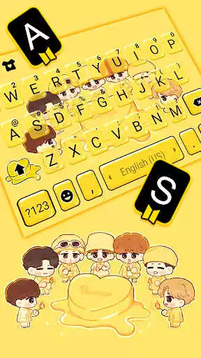 Play Kpop Idol Butter Keyboard Background as an online game Kpop Idol Butter Keyboard Background with UptoPlay