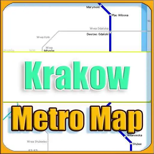 Krakow Metro Map Offline online game with UptoPlay