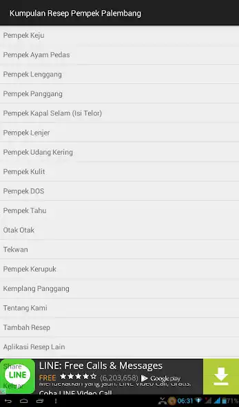 Play Kumpulan Resep Pempek Palembang