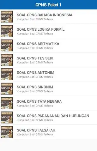 Play Kumpulan Soal CPNS 2021 (SUKSES CPNS) as an online game Kumpulan Soal CPNS 2021 (SUKSES CPNS) with UptoPlay