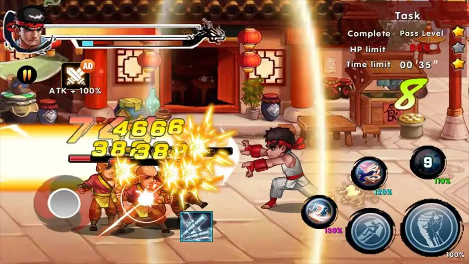 Play Kung Fu Attack - Fighting Game  and enjoy Kung Fu Attack - Fighting Game with UptoPlay