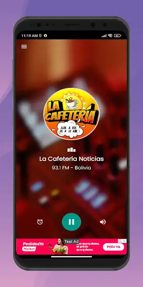 Play La Cafeteria 93.1 Bolivia as an online game La Cafeteria 93.1 Bolivia with UptoPlay