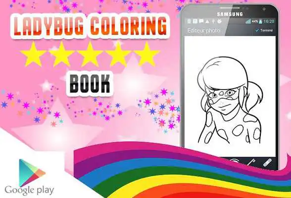 Play lady bug coloring book as an online game lady bug coloring book with UptoPlay