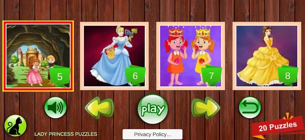 Play Lady Princess Puzzles as an online game Lady Princess Puzzles with UptoPlay