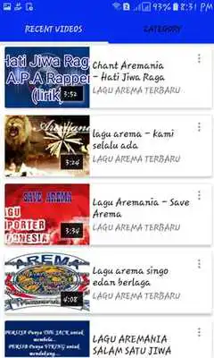 Play Lagu AREMA FC Terbaru