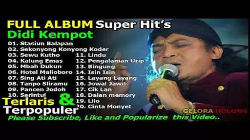 Play Lagu Didi Kempot terlengkap Offline 2020 as an online game Lagu Didi Kempot terlengkap Offline 2020 with UptoPlay