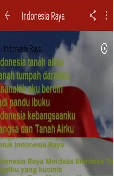 Play Lagu Indonesia Raya  and enjoy Lagu Indonesia Raya with UptoPlay