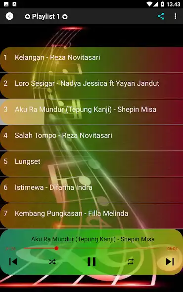 Play Lagu Koplo Banyuwangi Offline  and enjoy Lagu Koplo Banyuwangi Offline with UptoPlay