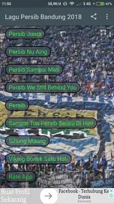 Play Lagu Persib Bandung 2018