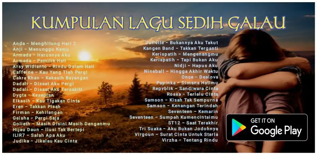 Play Lagu Sedih Galau Offline  and enjoy Lagu Sedih Galau Offline with UptoPlay