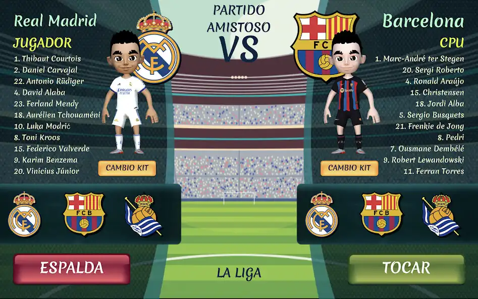 Play La Liga Juego De Football  and enjoy La Liga Juego De Football with UptoPlay