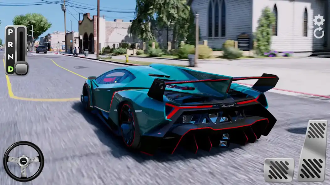 Play Lambo Roadster : Veneno Driver as an online game Lambo Roadster : Veneno Driver with UptoPlay