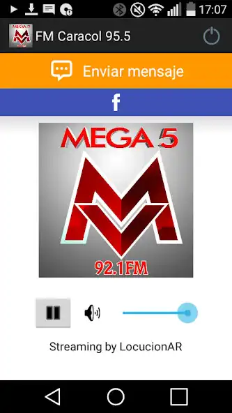 Play La Mega 5 92.1 FM  and enjoy La Mega 5 92.1 FM with UptoPlay