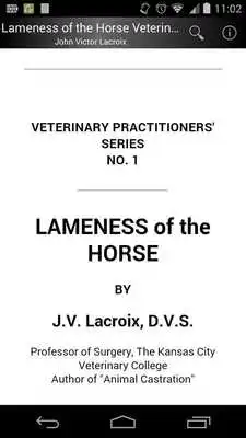 Play Lameness of the Horse