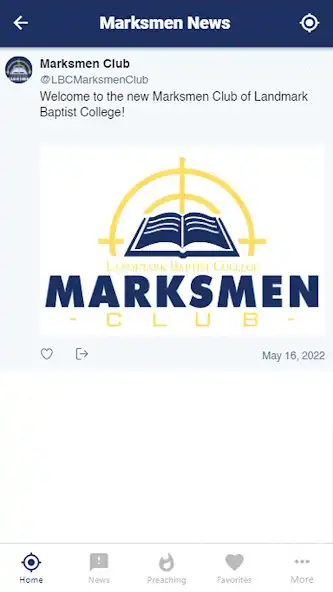 Play Landmark Baptist Marksmen Club as an online game Landmark Baptist Marksmen Club with UptoPlay