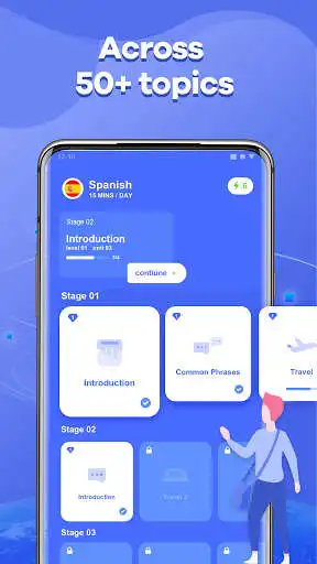 Play Language+ -Language Learning, Spanish, French as an online game Language+ -Language Learning, Spanish, French with UptoPlay