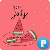 Free play online LaRa Calendar-Watermelon theme APK