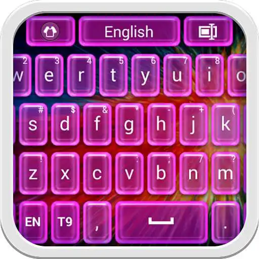 Free play online Laser Pink Keyboard  APK