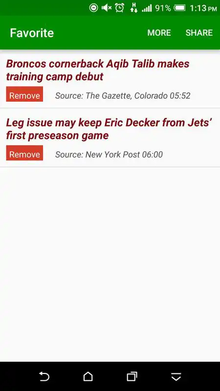 Play Latest NFL News