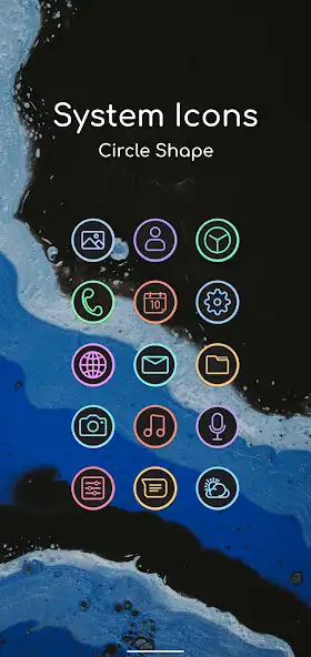 Play Lavien Adaptive Neon Icon Pack as an online game Lavien Adaptive Neon Icon Pack with UptoPlay