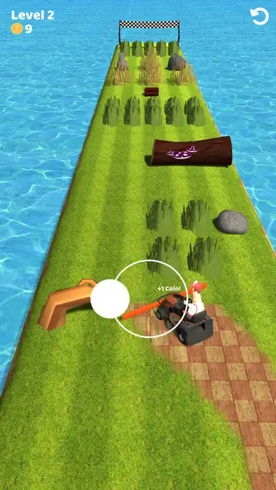 Play Lawn Mowing 3D as an online game Lawn Mowing 3D with UptoPlay