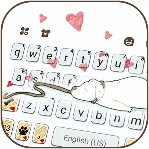 Play Lazy Dog Keyboard Background APK