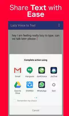 Play Lazy Voice to Text