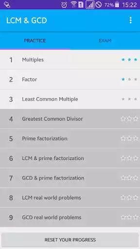 Play LCM  GCF (GCD) Quiz  and enjoy LCM  GCF (GCD) Quiz with UptoPlay