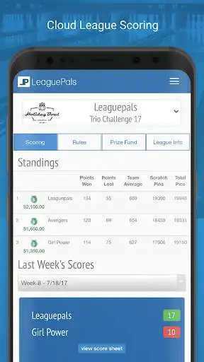 Play LeaguePals - The Future Of League Bowling as an online game LeaguePals - The Future Of League Bowling with UptoPlay