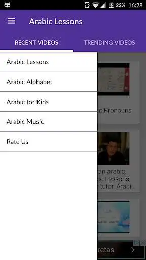 Play Learn Arabic - Alphabet & letters as an online game Learn Arabic - Alphabet & letters with UptoPlay