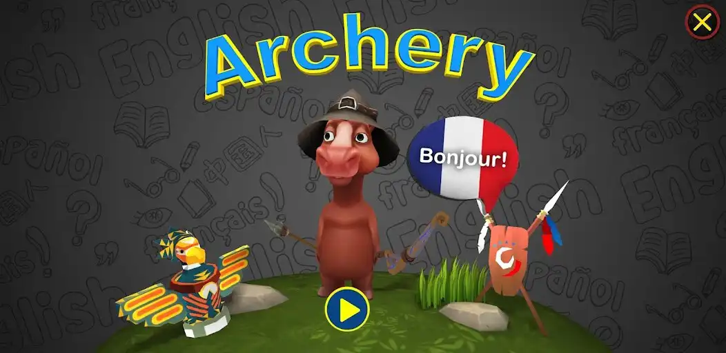 Play Learn French Words Archery  and enjoy Learn French Words Archery with UptoPlay