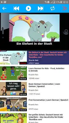 Play Learn German With Videos as an online game Learn German With Videos with UptoPlay