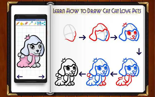 Play Learn How to Draw Chi Chi Love Pets