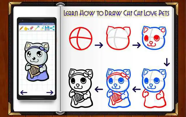 Play Learn How to Draw Chi Chi Love Pets